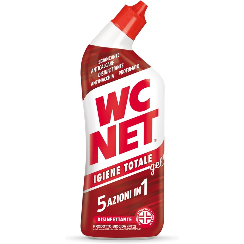 Wc Net - Igiene Totale Gel per Sanitari e Superfici, Pulitore Liquido per Wc, 700 ml x 3 confezioni