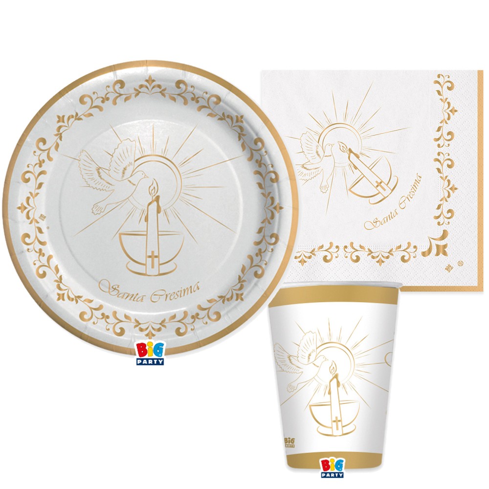 Kit 16 persone Cresima Gold