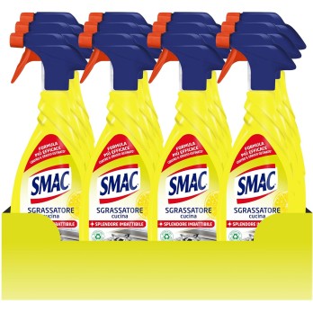 Smac - Sgrassatore Cucina al Limone 650 ml x 12 Pezzi