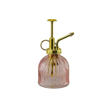 BOTTIGLIA RIGATA BASSA ROSA CHIARO ORO 8X16 cm 1458011