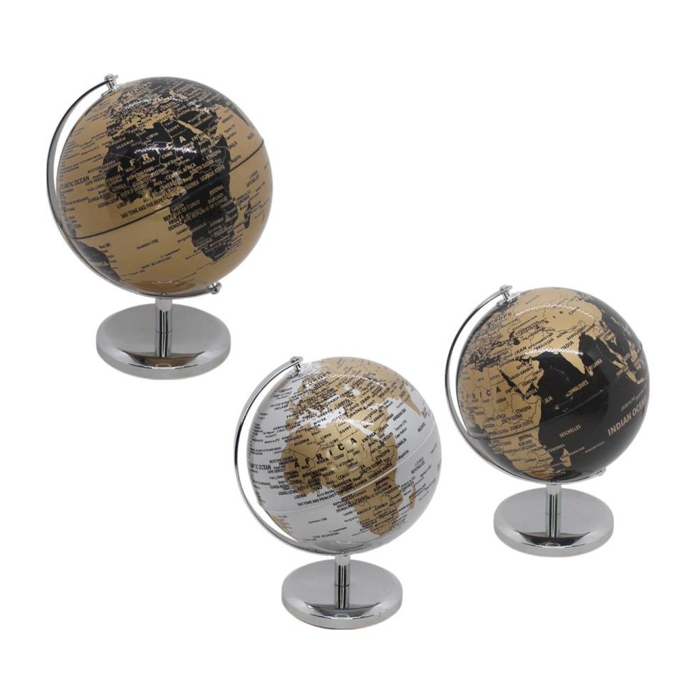 MAPPAMONDO PVC CON STRUTTURA METALLO MODELLI ASS. E CASUALI 63240 15 CM
