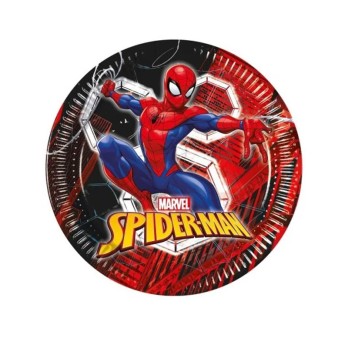 Piatti 23 cm FSC PLASTIC FREE Spider-Man World Of Webs 8 pz 5PR97313
