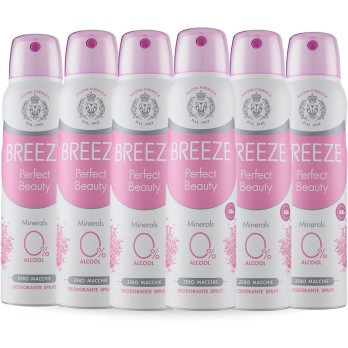 BREEZE | Deodorante Spray Perfect Beauty, 6x150 ml