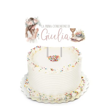 Cake Topper in Plexiglass Romantic boy/girl a scelta personalizzabile