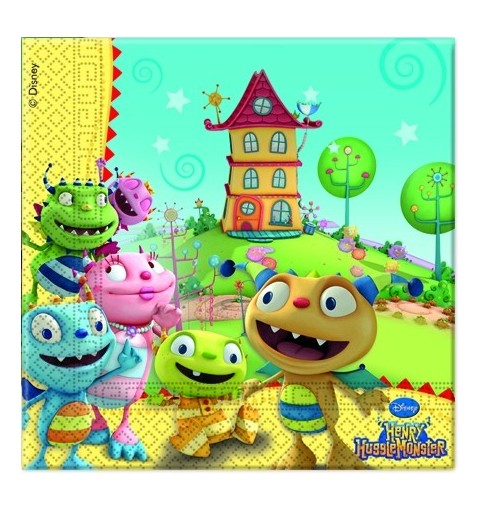 KIT 16 - COORDINATO COMPLEANNO HENRY HUGGLE MONSTER MOSTRICIATTOLI