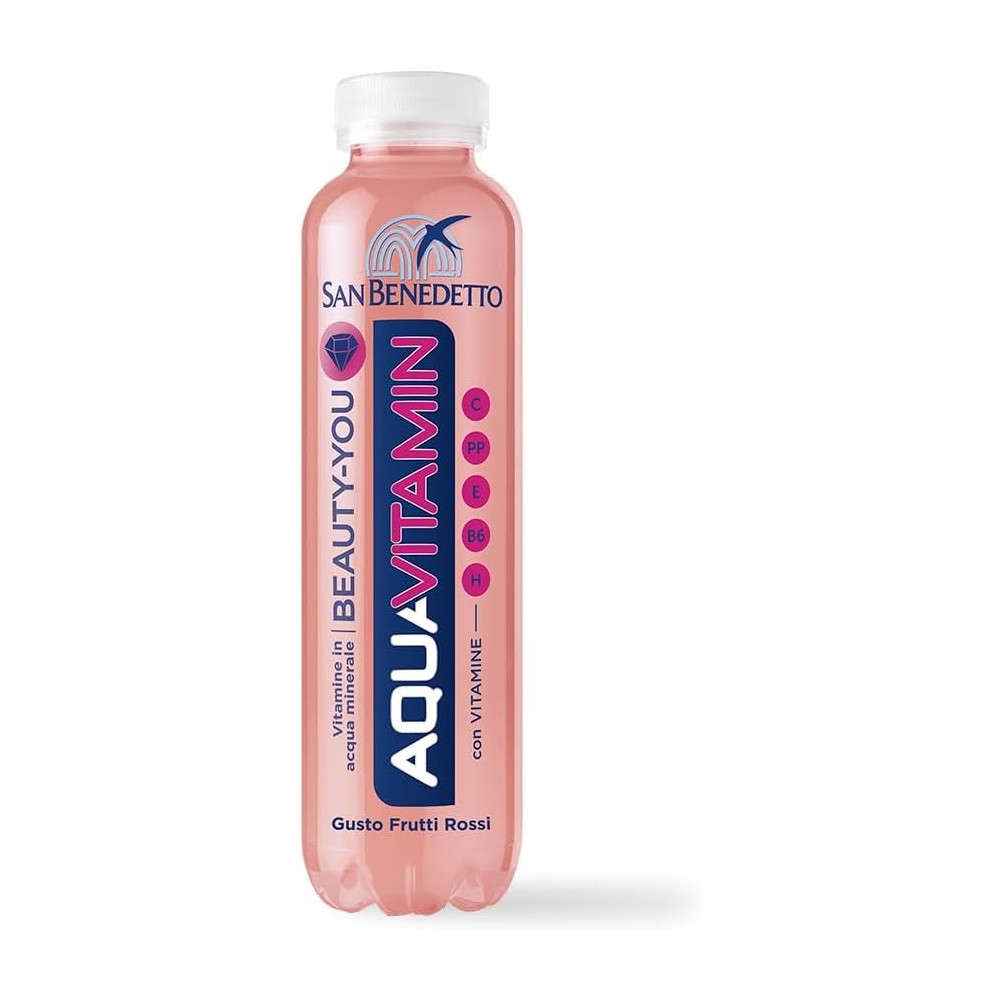 San Benedetto Aquavitamin Bevanda al gusto di Frutti Rossi BEAUTY-YOU 400ml