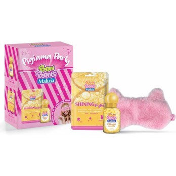 Malizia Bon Bons Set Regalo Bambina Pigiama Party Vanilla Maschera Viso- Profumo Eau De Toilette Spray 50 Ml e