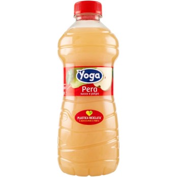 3 X Yoga Pera Succo di Frutta e Polpa al Gusto di Pera Italiana 1L