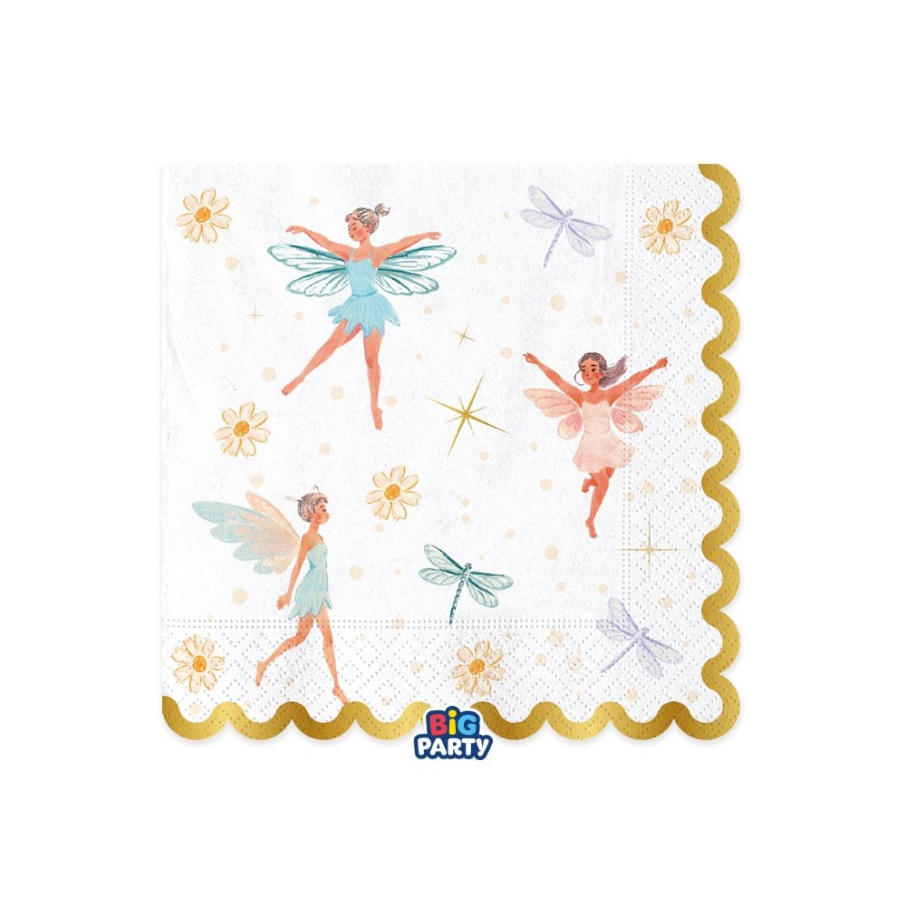 16 Tovaglioli 33 x 33 cm Fairy 76544