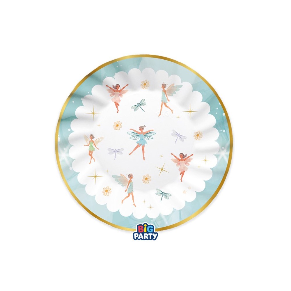 6 Piatti Ø 20 cm fairy 76542