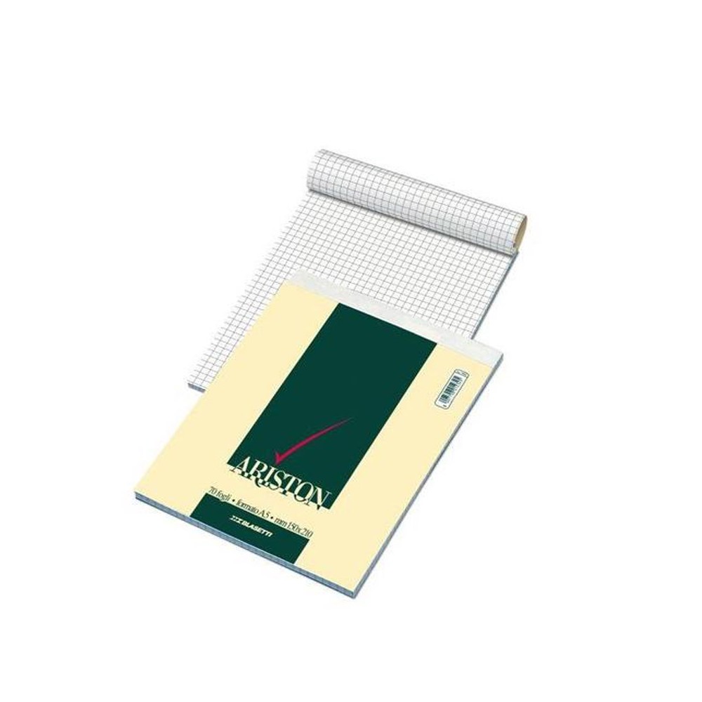 BLOCCO NOTES ariston A6 70ff. 60gr. 5MM. 05140261