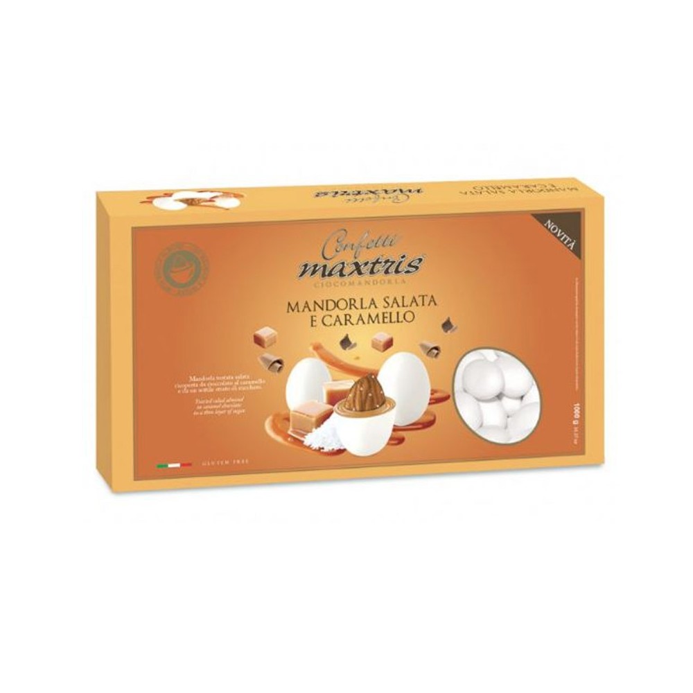 Confetti Maxtris Mandorla Salata e Caramello 1 kg MAXSAL