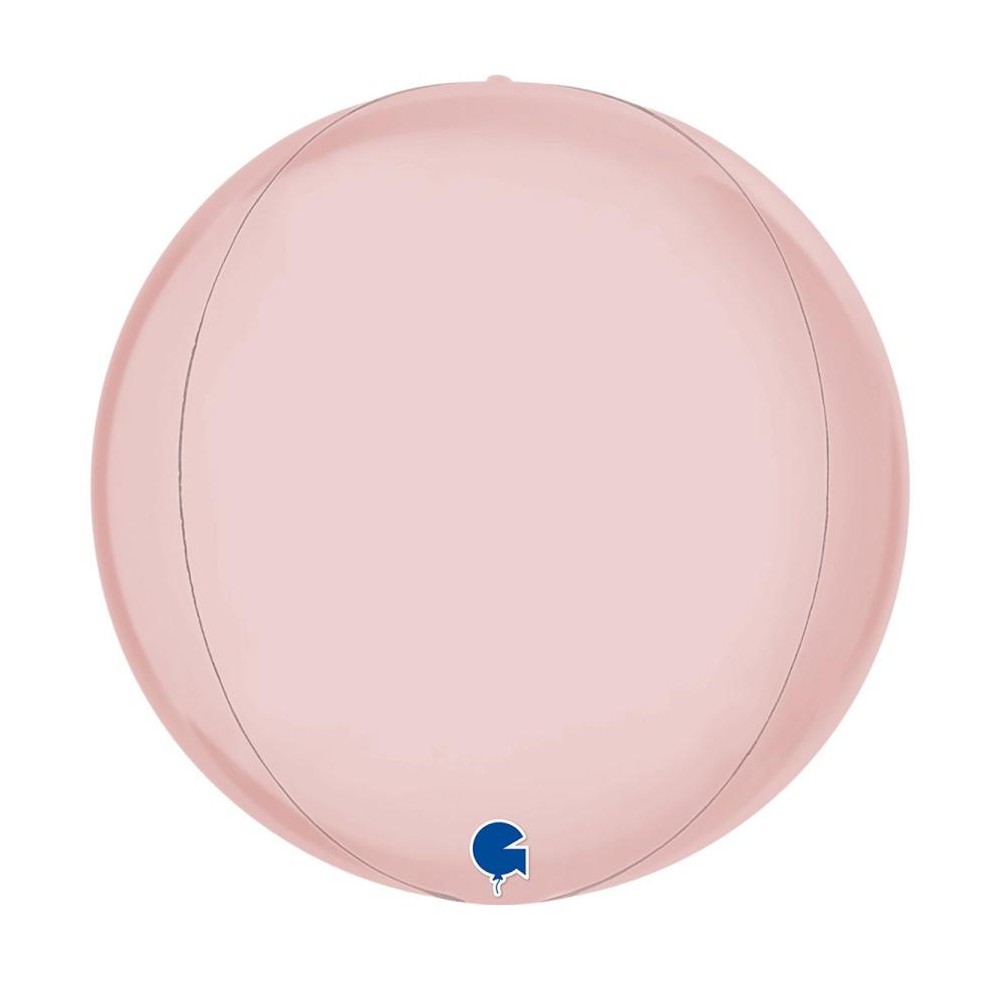 Palloncino in Foil 22 Sfera satinato rosa satin pink 4D Globe globo 38 cm 1574100SPP-P