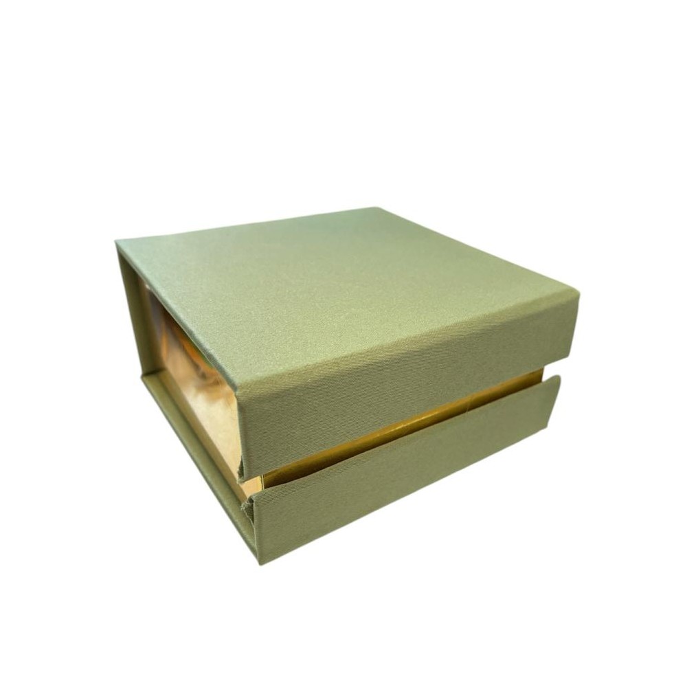 Scatola verde quadrata 16x6x4 cm ry-k6004-v
