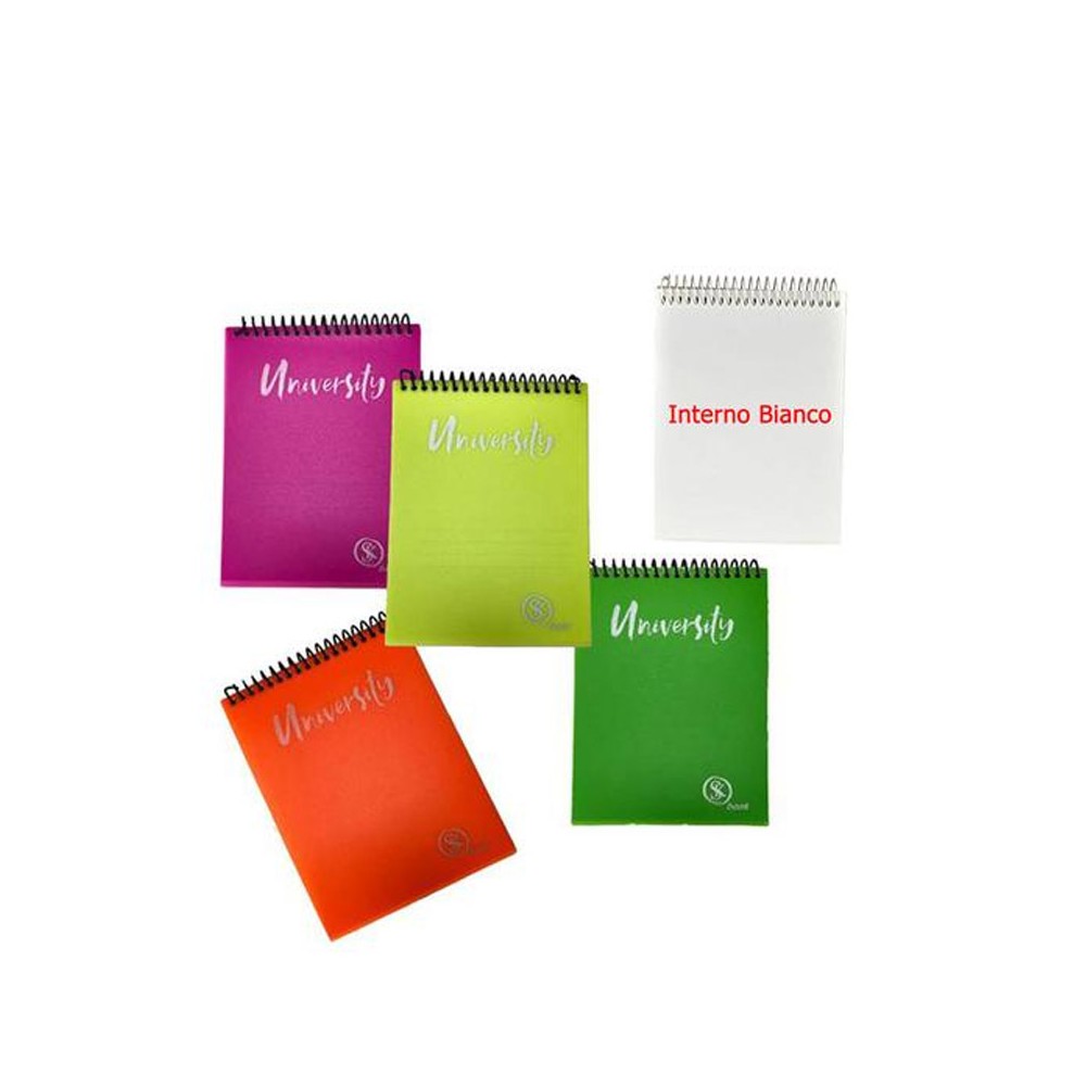 SPIRAL NOTES SK A7 bianco 80ff. 80gr. FLUO 01670452