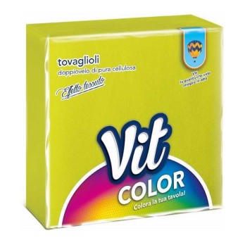 Tovaglioli cedro 32x32 cm vit color