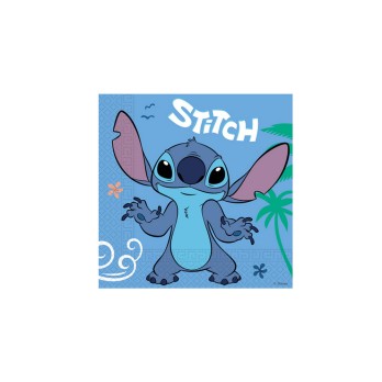 Kit 8 persone Stitch - Accessori Tavola con palloncino foil