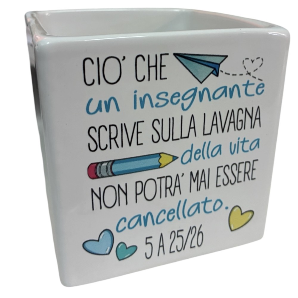 Vasetto Personalizzabile per Maestra