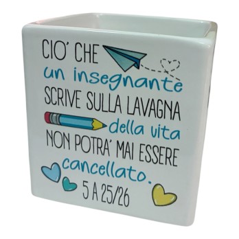 Vasetto Personalizzabile per Maestra