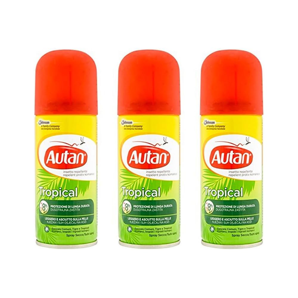 AUTAN Insetto-Repellente Spray Tropical Secco 100 Ml