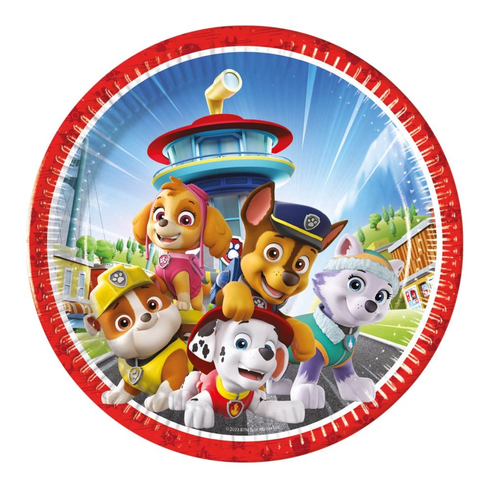 Piatti Paw patrol Rescue Heroes - 8pz