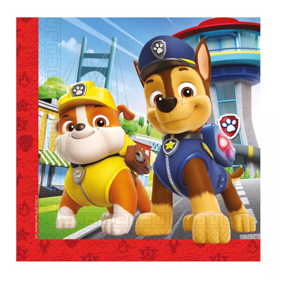 Tovaglioli Paw Patrol Rescue Heroes - 20pz