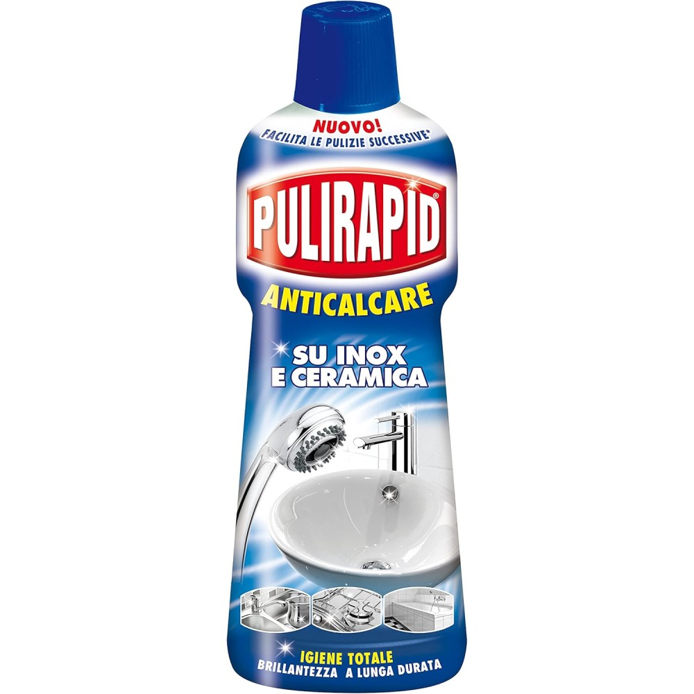 Set 8 PULIRAPID Anticalcare Classico 500 ml Detergenti Casa