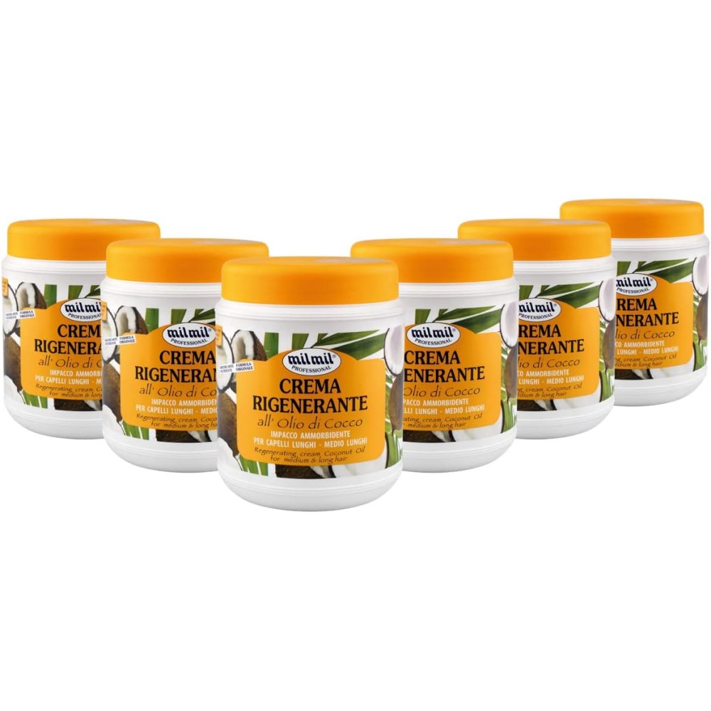 6 Mil Mil Crema Rigenerante Capelli all'Olio di Cocco