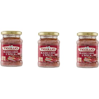 3 Vasetti Tigullio Pesto Specialità Radicchio e Speck 3x190g