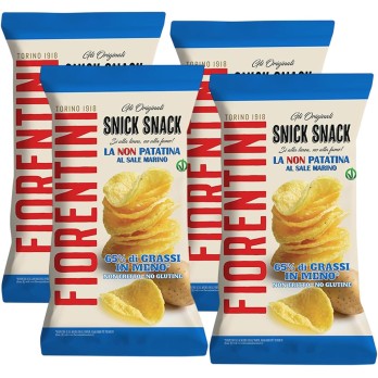 8 X Fiorentini Snick Snack La NON Patatina Al Sale Senza Glutine 70g