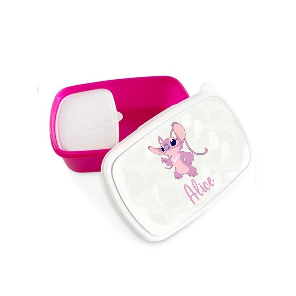 Portamerenda Angel Stitch doppio scomparto personalizzato