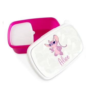 Portamerenda Angel Stitch doppio scomparto personalizzato