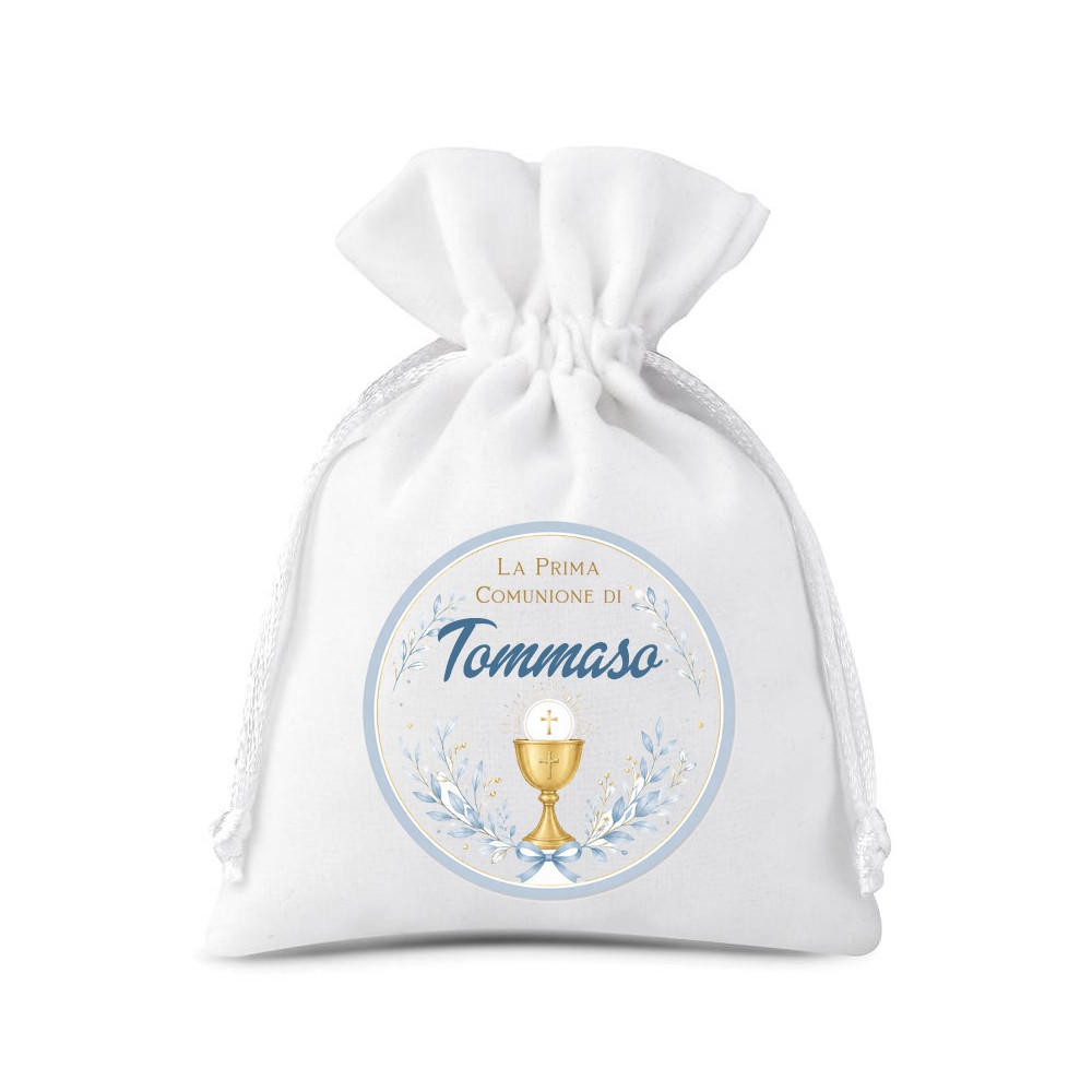 Sacchetti prima comunione Bambino personalizzabili
