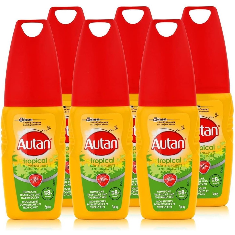 Autan Tropical Spray antizanzare, 100 ml -  6 pz