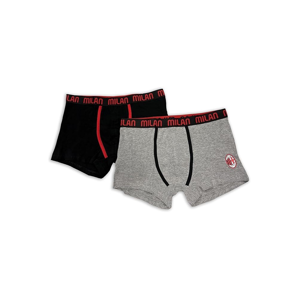 Boxer Uomo AC Milan – Confezione da 2 Pezzi M