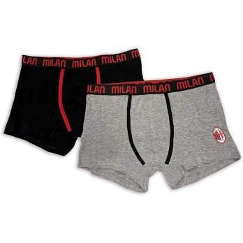 Boxer Uomo AC Milan – Confezione da 2 Pezzi M
