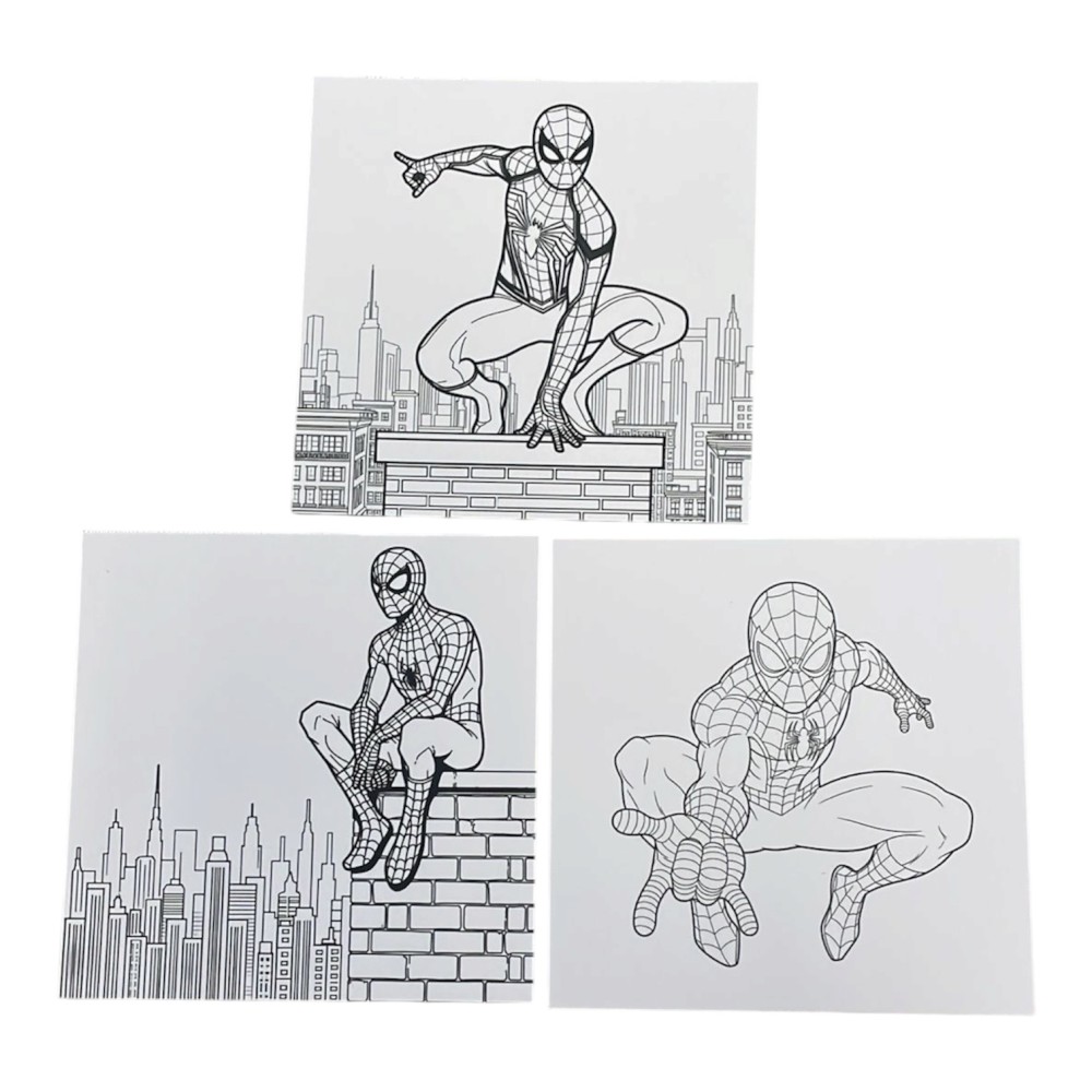Set regalino fine festa Spiderman personalizzabile fai da te