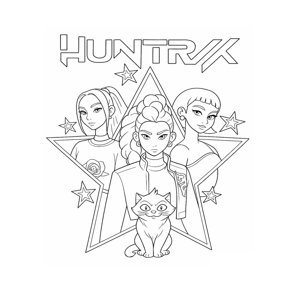 Set regalino fine festa Kpop Demon Hunters personalizzabile fai da te