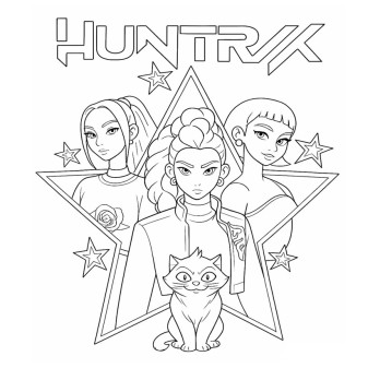 Set regalino fine festa Kpop Demon Hunters personalizzabile fai da te