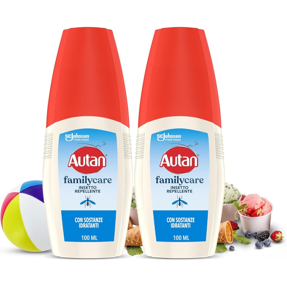 2 Autan Family Care Vapo Spray Antizanzare Repellente Zanzare