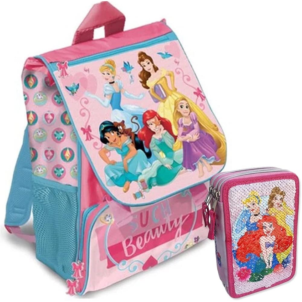 Set Zaino con Astuccio Principesse