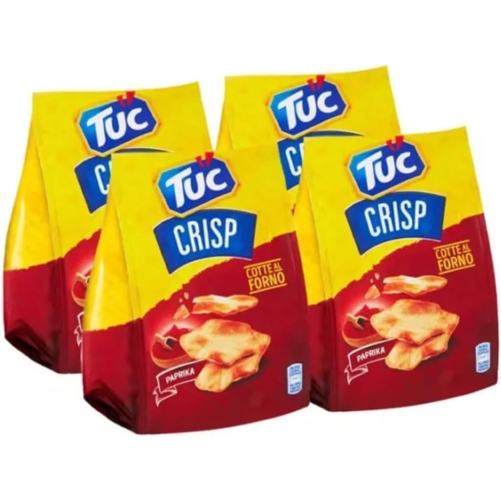 Crackers Tuc Crisp Paprika Cotte al Forno 4 x 100 gr