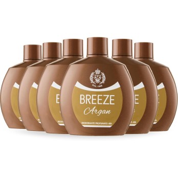 BREEZE | Deodorante Squeeze Argan, 6x100 ml