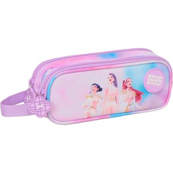 K-POP Demon Hunters - Artist - Astuccio doppio per bambini, ideale per bambini in età scolastica