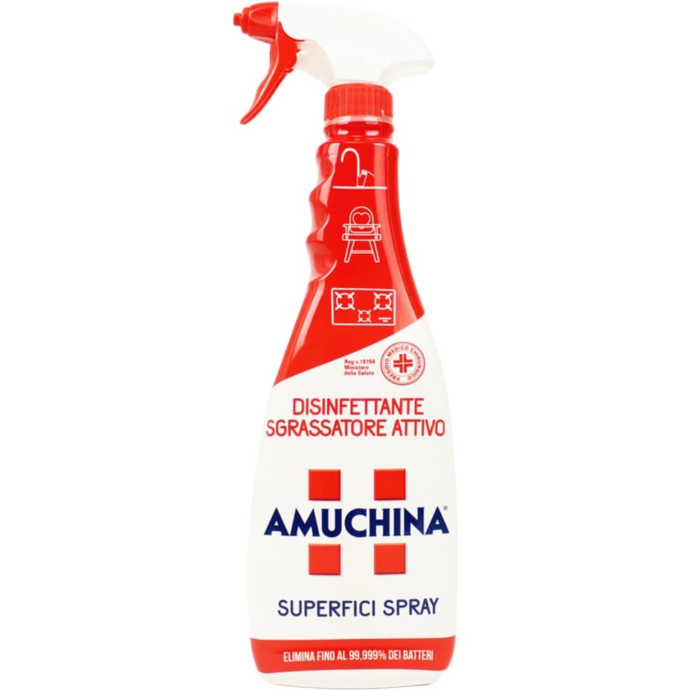 12 Amuchina Spray Sgrassatore Igienizzante Superfici 750 ml