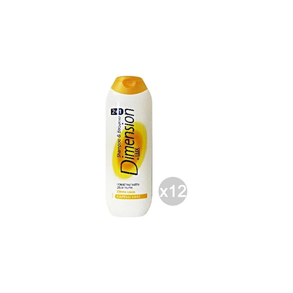 Set 12 DIMENSION Shampoo Per Capelli Lisci Giallo
