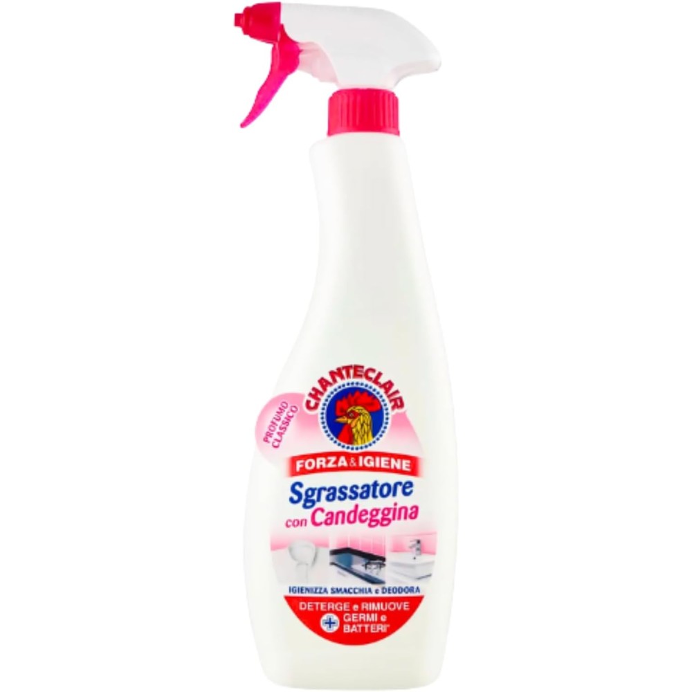 12 Chanteclair Sgrassatore con Candeggina 625 ml