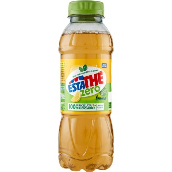 12 X Estathe Zero al Gusto di Limone con Vero Infuso di Foglie di Thè 400ml