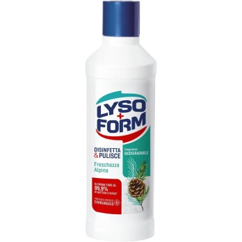 4 Lysoform Detergente Pavimenti Freschezza Alpina Disinfettante 1100ml (4)