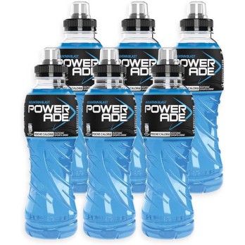 6X Powerade Mountain Blast Bevande Energetica per Sportivi al Gusto Frutti